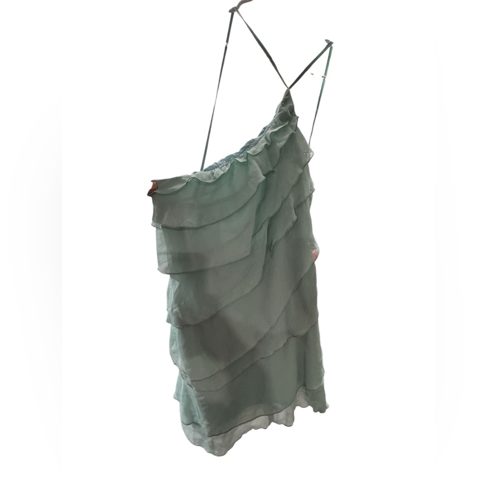 SHEIN Mint‎ Ruffle Layered Dress